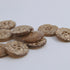 Button - Cork Look ‘About Face’ - 18mm
